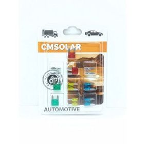 CmSolar (10-15-20-25-30 A) Blister Kutu Karışık A Mini Bıçak Sigorta Takımı