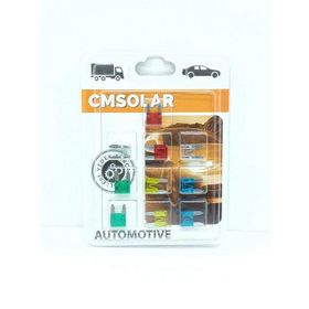 CmSolar (10-15-20-25-30 A) Blister Kutu Karışık A Mini Bıçak Sigorta Takımı