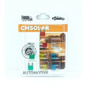 CmSolar (10-15-20-25-30 A) Blister Kutu Karışık A Mini Bıçak Sigorta Takımı