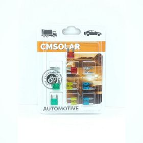 CmSolar (10-15-20-25-30 A) Blister Kutu Karışık A Mini Bıçak Sigorta Takımı