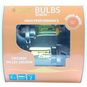 CmSolar 12 V H4 100/90 W Limon Sarısı Takım Halogen Ampul
