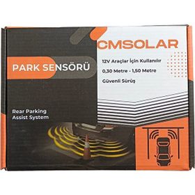 CmSolar 18 mm Dijital Ekranlı Beyaz Park Sensörü