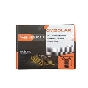 CmSolar 18 mm Dijital Ekranlı Siyah Park Sensörü