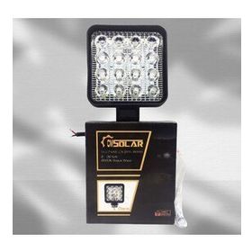 CmSolar Kare 16 Led 9-36 Volt Cool White Çalışma Sis Lambası