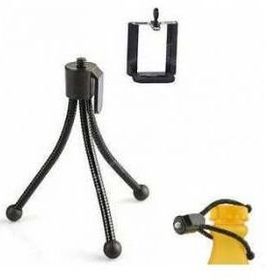 CMT 11 cm Telefon ve Kamera İçin Esnek Metal Mini Tripod