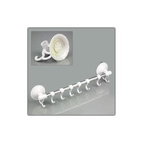 CMT 6 Kancalı Vantuzlu Banyo Askısı