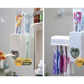 CMT Diş Macunu Sıkacağı ve 5li Fırça Tutucu
