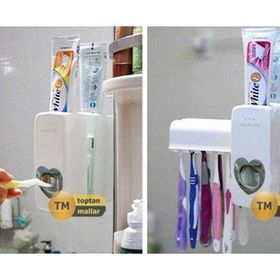 CMT Diş Macunu Sıkacağı ve 5li Fırça Tutucu