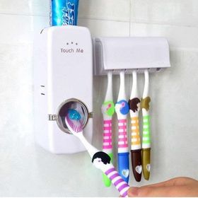 CMT Diş Macunu Sıkacağı ve 5li Fırça Tutucu
