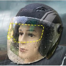 CMT Motosiklet Kaskı İçin Yağmur Kaydırıcı