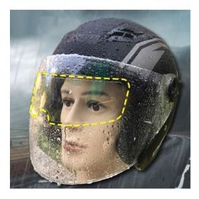CMT Motosiklet Kaskı İçin Yağmur Kaydırıcı