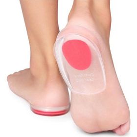 CMT Şeffaf Pembe Bayan Topuk Silikonu