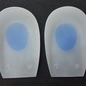 CMT Silikon Mavi Beyaz L Topuk Yastığı