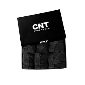 Cnt 6'lı Likralı Premium Paket Siyah Erkek Boxer
