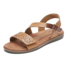 Cobb Hill Zion Kehribar Derisi 2 Parça Kadın Sandalet