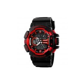 Cockpit CK-1117R Dijital + Analog Kırmızı Spor Erkek Kol Saati