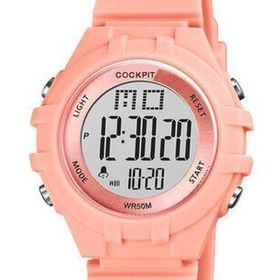 Cockpit CK-3716PK Dijital Silikon Kordon Pembe Çocuk Kol Saati