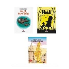 Çocuk Edebiyatı Setim - Mutlu Prens + Heidi + Küçük Kara Balık - Yeti Kitap Yayınevi