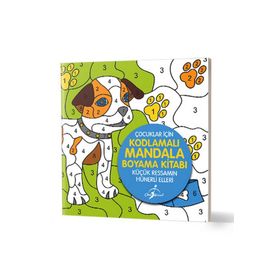 Çocuk Gezegeni Küçük Ressamın Hünerli Elleri Çocuklar İçin Kodlamalı Mandala Boyama Kitabı