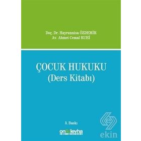ÇOCUK HUKUKU (CILTLI) - AHMET CEMAL RUHI;HAYRUNNISA ÖZDEMİR