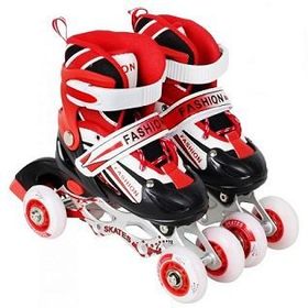 Çocuk Pateni 2+2 Teker Alıştırma Teker Numara Ayarlı Unisex Paten