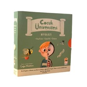 Çocuk Üniversitesi Biyoloji Set 3 Kitap - Sincap Kitap Yayınları