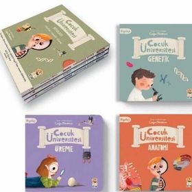 Çocuk Üniversitesi Biyoloji Set 3 Kitap - Sincap Kitap Yayınları