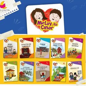 Çocuk Yayınları 1. Sınıf Hikaye Kitabı Seti 10 Kitap Melay İle Çınar Ay