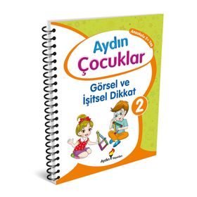 Çocuklar Görsel ve İşitsel Dikkat 2 Anaokulu 5 Yaş Aydın Yayınları