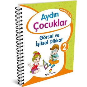 Çocuklar Görsel ve İşitsel Dikkat 2 Anaokulu 5 Yaş Aydın Yayınları