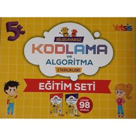 Çocuklar İçin 5 Yaş Üzeri Bilgisayarsız Kodlama ve Algoritma Eğitim Seti-Yetsis Yayınları