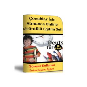 Çocuklar İçin Almanca Online Görüntülü Eğitim Seti - Enine Boyuna Eğitim