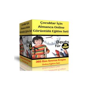 Çocuklar İçin Almanca Online Görüntülü Eğitim Seti - Enine Boyuna Eğitim