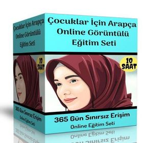 Çocuklar İçin Arapça Online Görüntülü Eğitim Seti - Enine Boyuna Eğitim