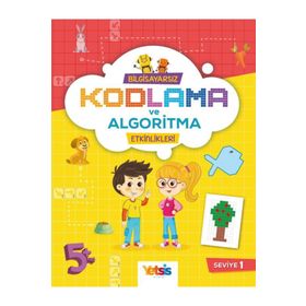 Çocuklar İçin Bilgisayarsız Kodlama ve Algoritma Etkinlikleri Eğitim Seti Kutulu-Yetsis Yayınları