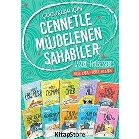Çocuklar İçin Cennetle Müjdelenen Sahabiler Seti - 10 Kitap - Abdullah Kara