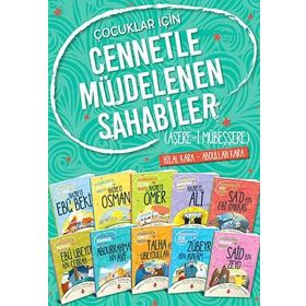 Çocuklar için Cennetle Müjdelenen Sahabiler Seti-10 Kitap Takım