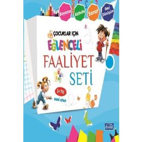 Çocuklar İçin Eğlenceli Faaliyet Seti Mavi Kitap +3 - Parıltı Yayınları