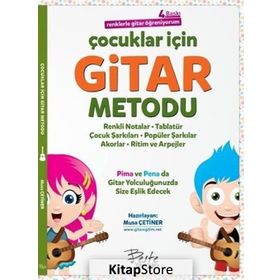 Çocuklar İçin Gitar Metodu Renklerle Gitar Öğreniyorum Musa Çetiner Beste Yayınları