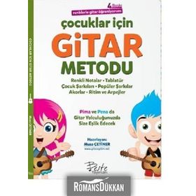 Çocuklar İçin Gitar Metodu Renklerle Gitar Öğreniyorum Musa Çetiner Beste Yayınları