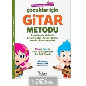 Çocuklar İçin Gitar Metodu Renklerle Gitar Öğreniyorum Musa Çetiner Beste Yayınları