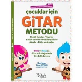 Çocuklar İçin Gitar Metodu Renklerle Gitar Öğreniyorum Musa Çetiner Beste Yayınları