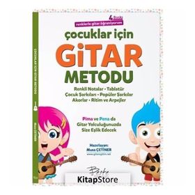 Çocuklar İçin Gitar Metodu Renklerle Gitar Öğreniyorum Musa Çetiner Beste Yayınları