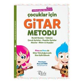 Çocuklar İçin Gitar Metodu Renklerle Gitar Öğreniyorum Musa Çetiner Beste Yayınları