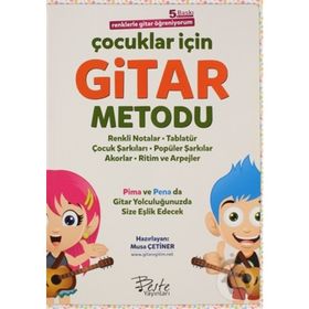 Çocuklar İçin Gitar Metodu Renklerle Gitar Öğreniyorum Musa Çetiner Beste Yayınları