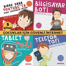 Çocuklar için Güvenli İnternet Seti-5 Kitap Takım - Kolektif