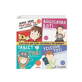Çocuklar için Güvenli İnternet Seti-5 Kitap Takım - Kolektif