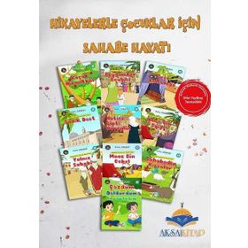 Çocuklar İçin Hikayelerle Sahabe Hayatı 10'lu Set - Aksa Çocuk Yayınları