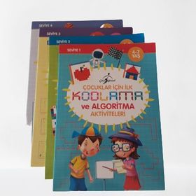 Çocuklar İçin İlk Kodlama Ve Algoritma Aktiviteleri (4 Kitap) - Çocuk Gezegeni