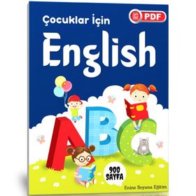 Çocuklar İçin İngilizce Eğitim Seti 900 Sayfalık PDF Enine Boyuna Eğitim